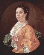William Hogarth Portrait of Madam Salter oil painting on canvas
